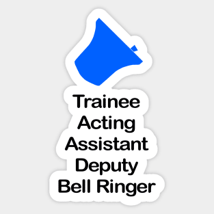 Trainee Bell Ringer (Light Background) Sticker